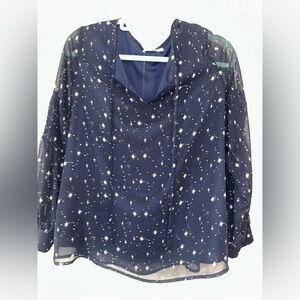 Q&A STARRY WOMANS TOP size PXL